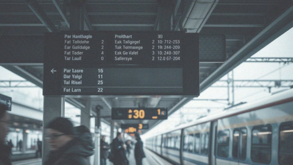 Jak sprawdzić rozkład jazdy pociągów na stacji?