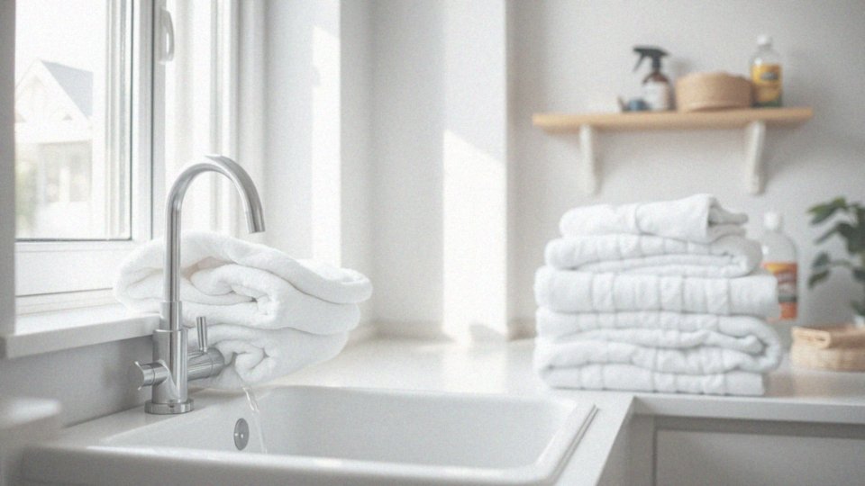 Co powinno być dodawane do prania ręczników?