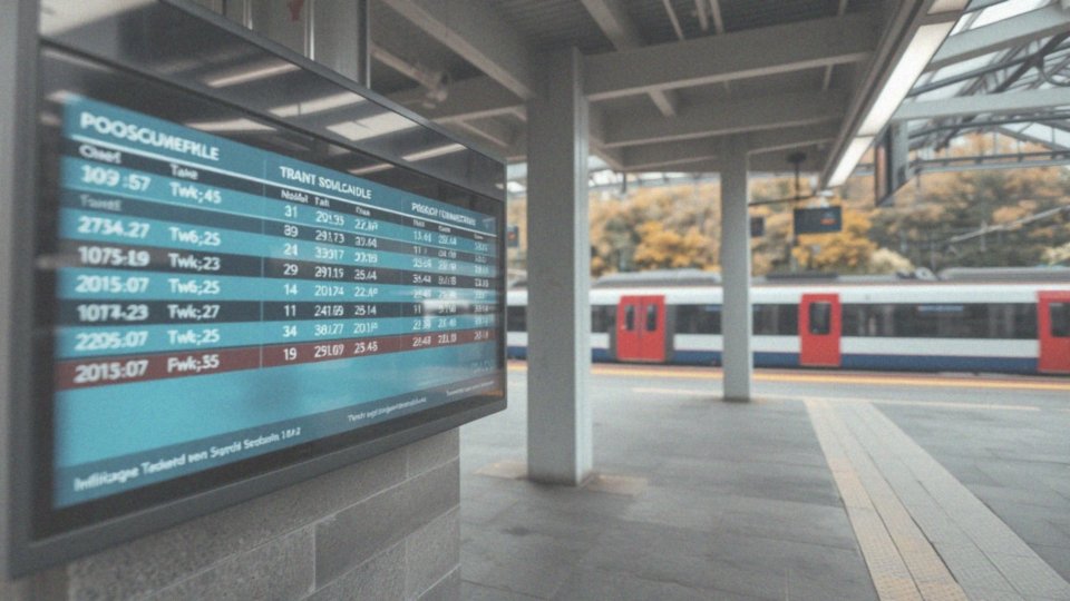 Jak sprawdzić odjazdy i przyjazdy pociągów?